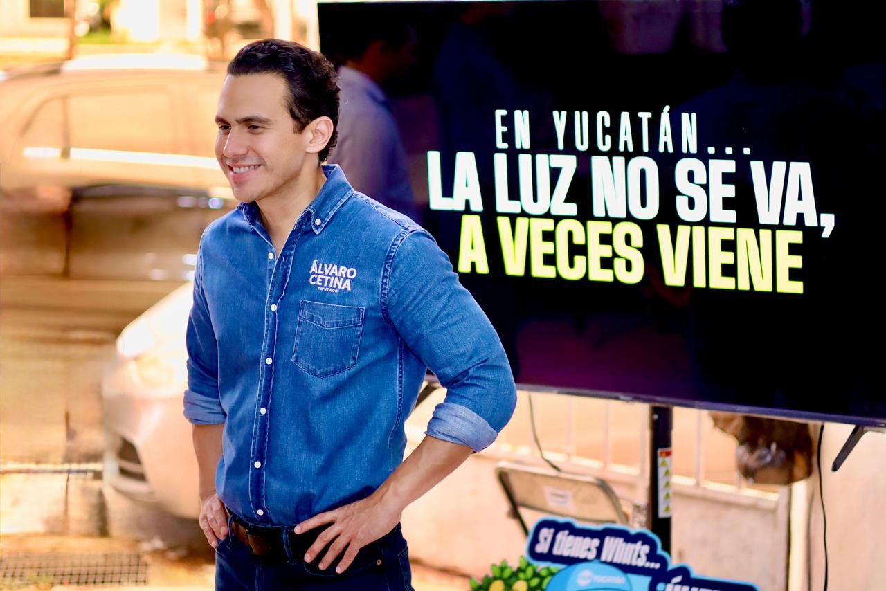 Álvaro Cetina exige más inversión ante apagones y una tarifa justa para Yucatán