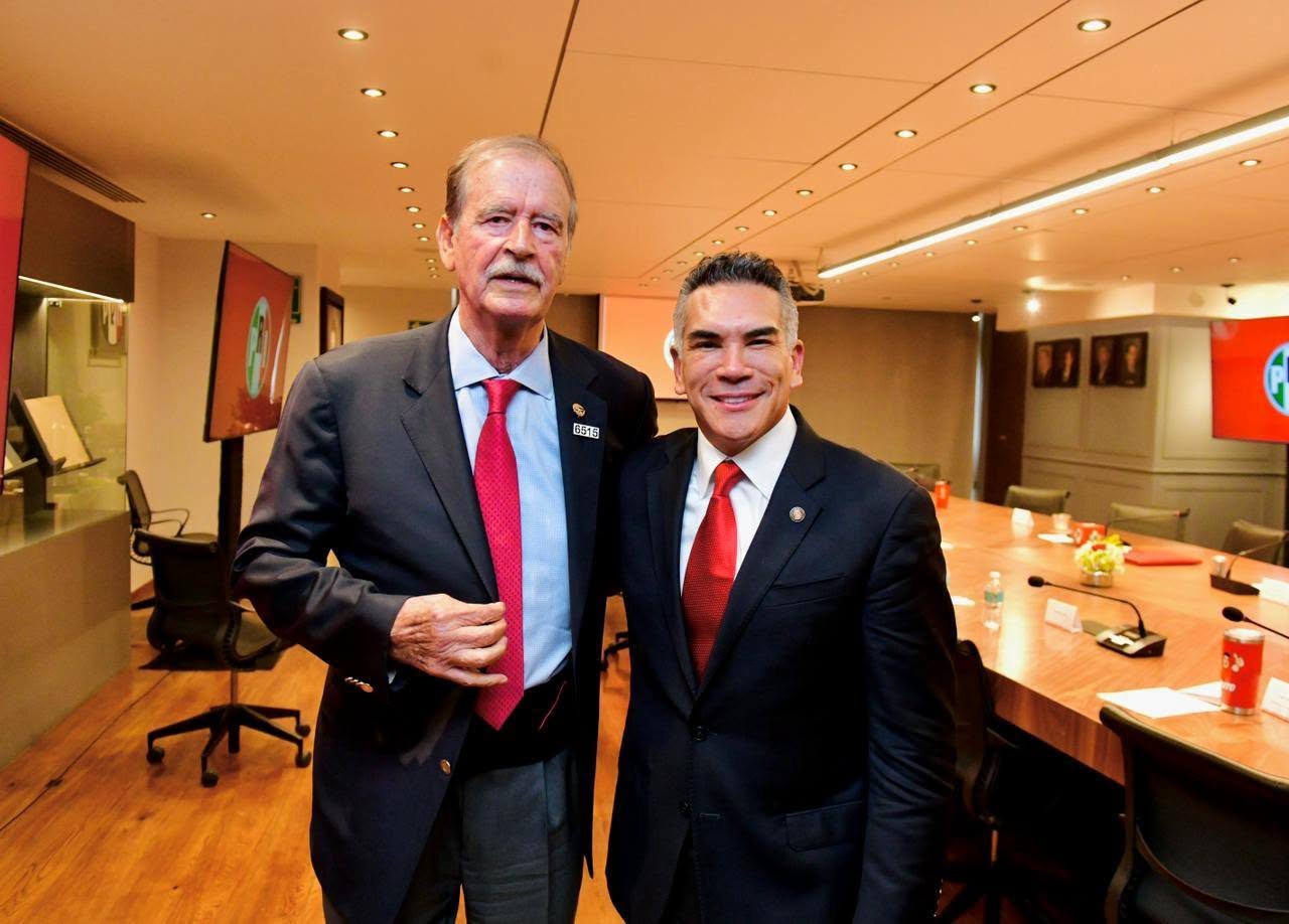RECIBE EL PRI AL EXPRESIDENTE VICENTE FOX QUESADA Y REFRENDA SU COMPROMISO CON LA DEFENSA DE LA DEMOCRACIA.