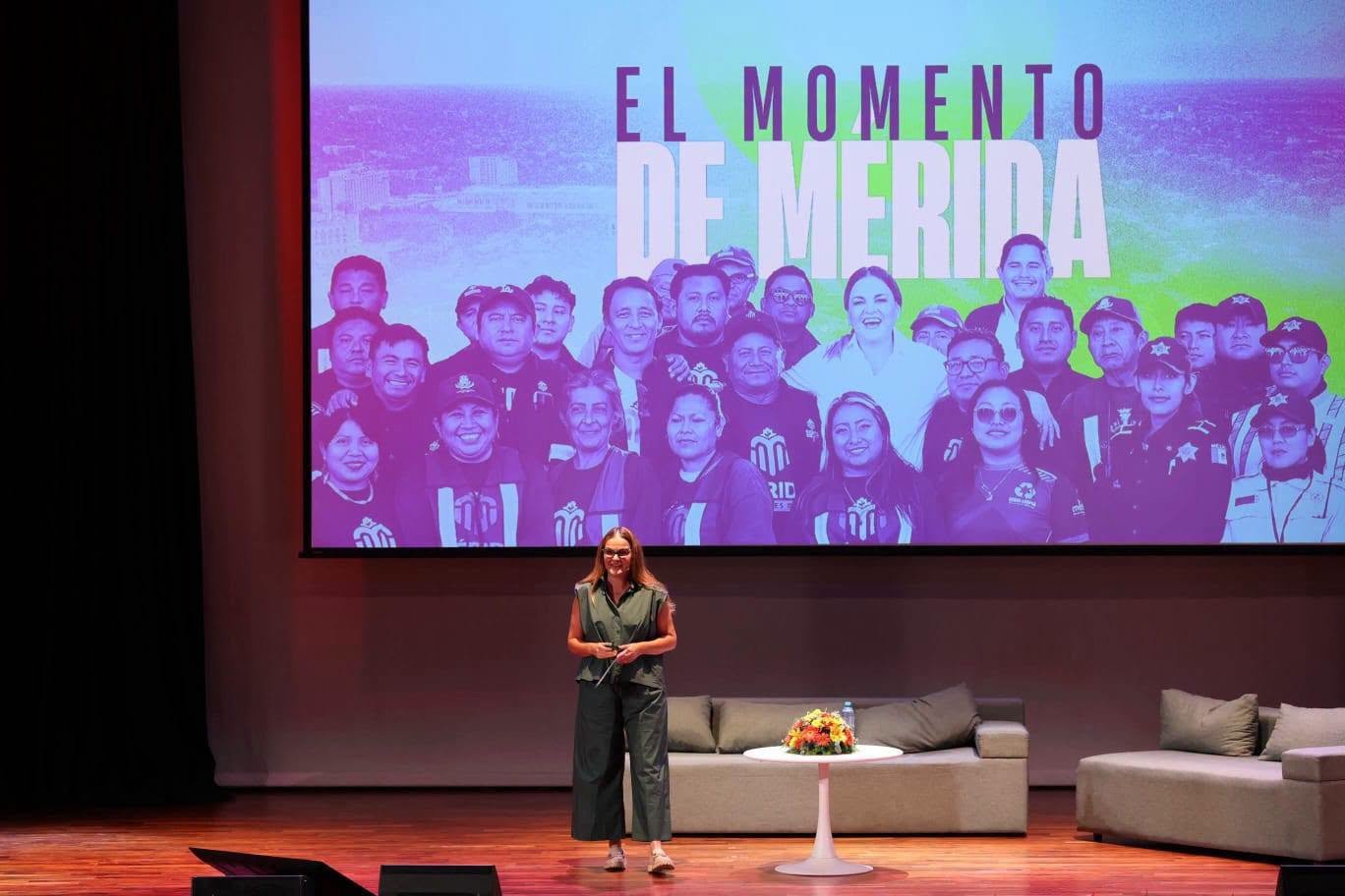 Define Cecilia Patrón el momento de Mérida: orden y participación.