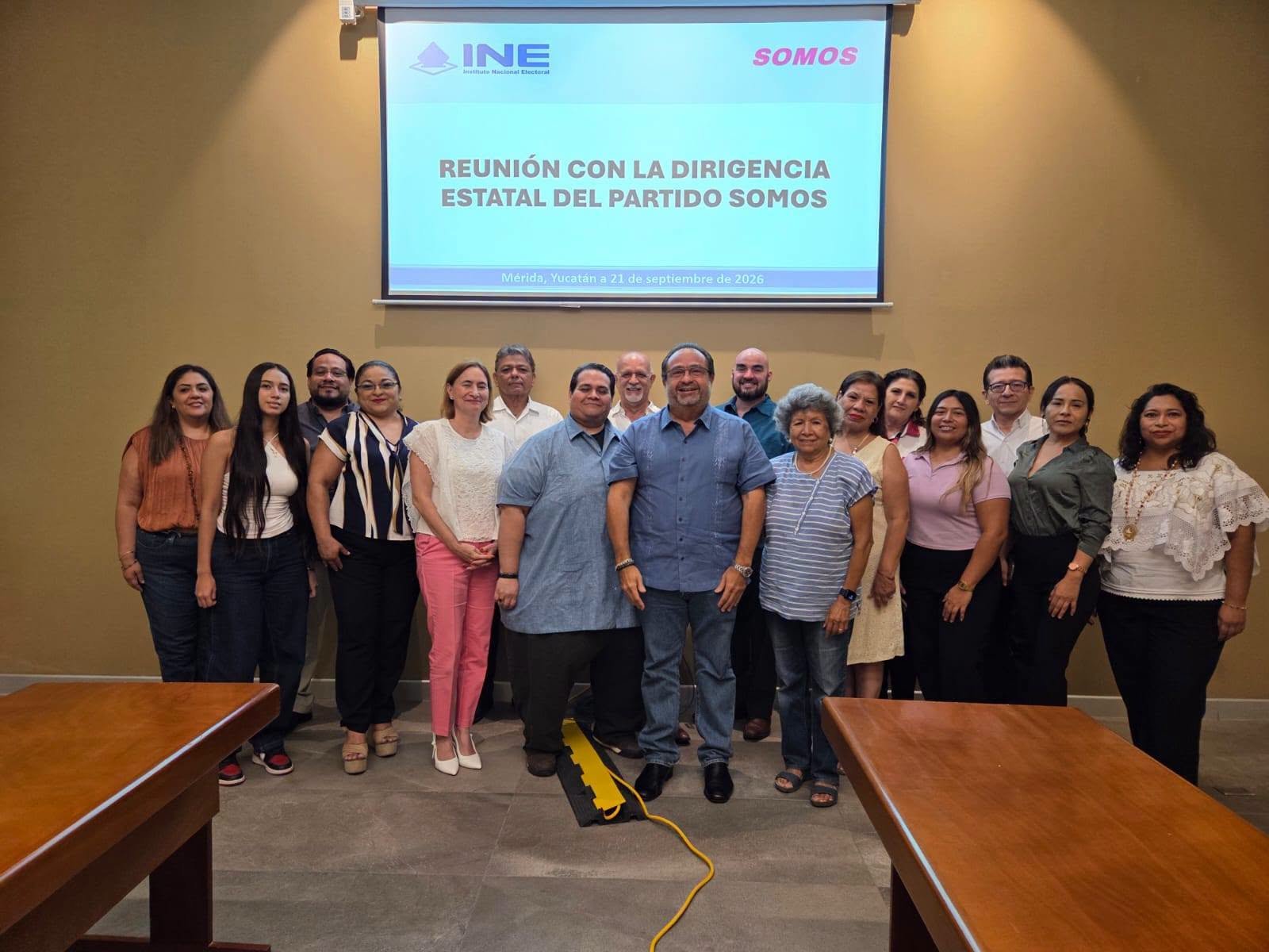 Somos Yucatán dialoga con el INE rumbo a 2027