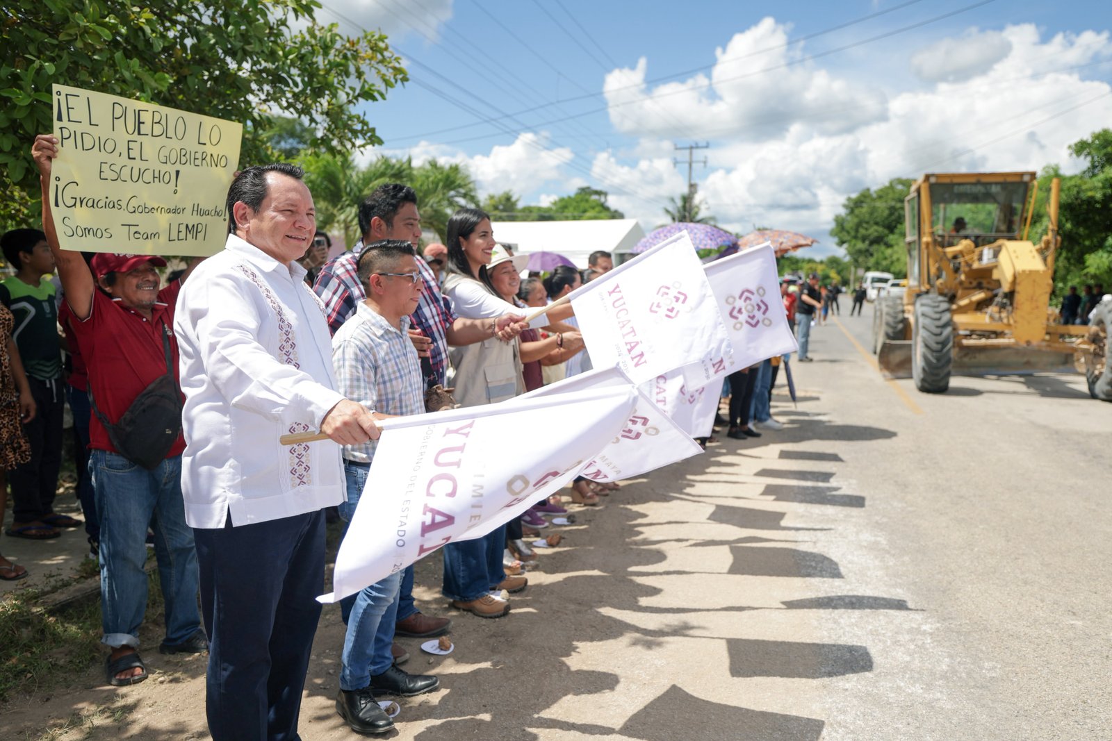 Invierte Renacimiento Maya más de 22 mdp en carretera Sahcabá-Huhí que beneficia a más de 13 mil habitantes