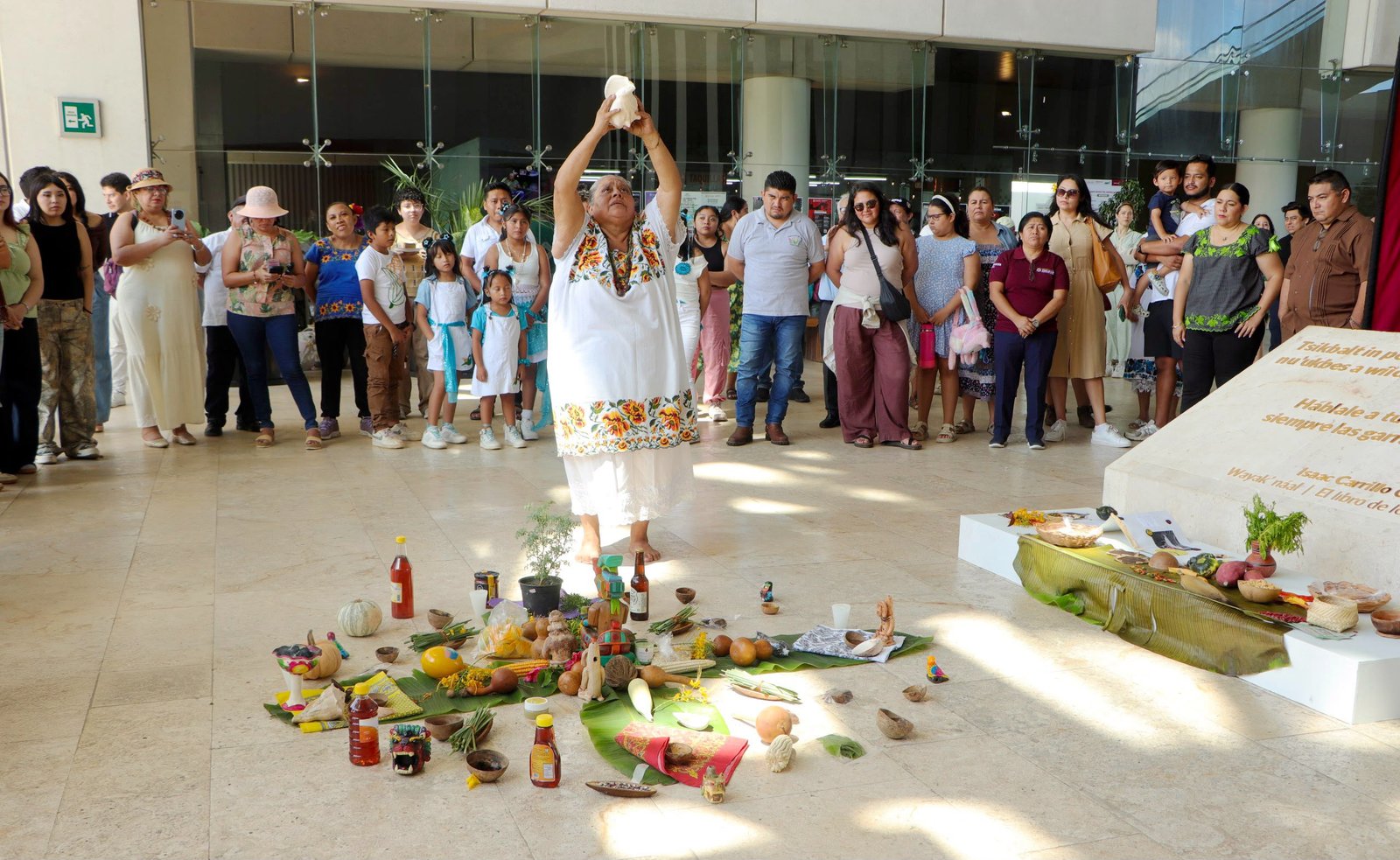 Celebran al maíz como patrimonio biocultural en el Gran Museo del Mundo Maya
