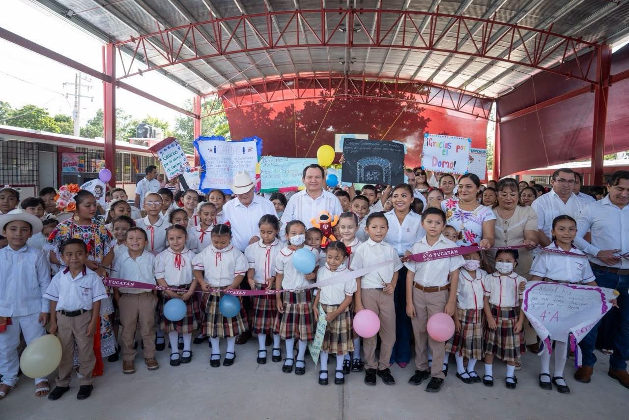 *Renacimiento Maya invierte siete millones de pesos en infraestructura educativa digna en Sucilá*