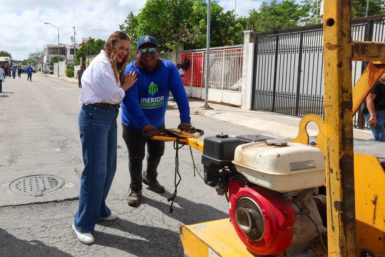 Más de medio millón de baches atendidos por el Ayuntamiento de Mérida; “Trabajamos 24/7, calle por calle”, Cecilia Patrón.